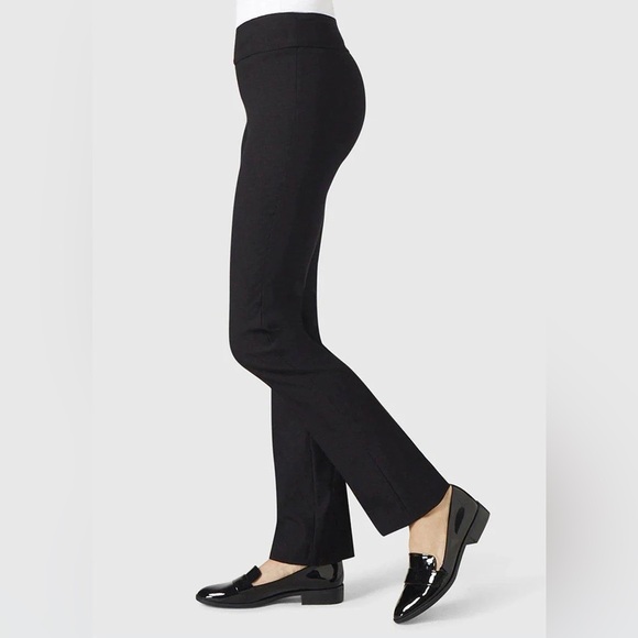 LISETTE-L Black Boot Cut Pants - Picture 1 of 7
